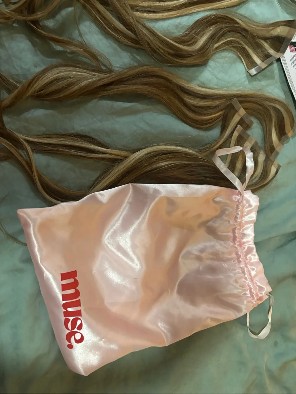Muse Tape-In Extensions in Blonde and Light Brown Blend